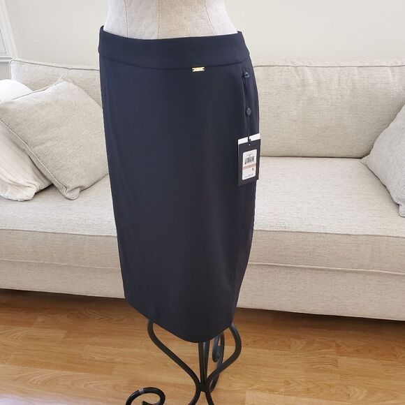 DKNY Midi Pencil Skirt sz 12 - Picture 5 of 12